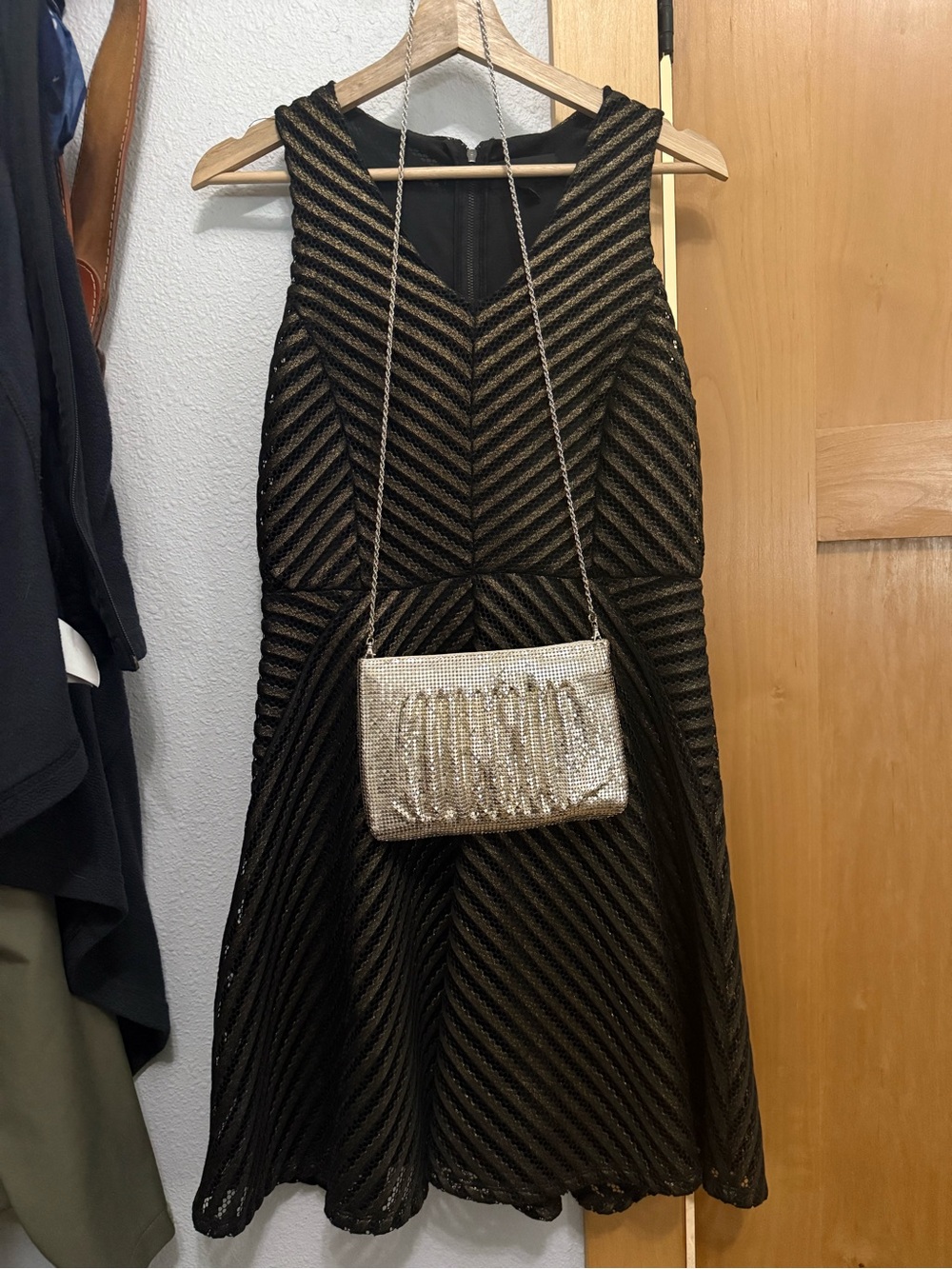 Party dress and purse